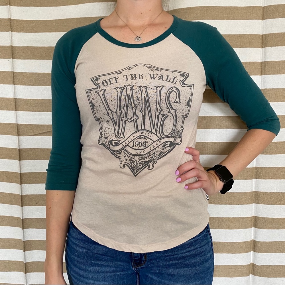 Vans 3/4 Sleeve Top